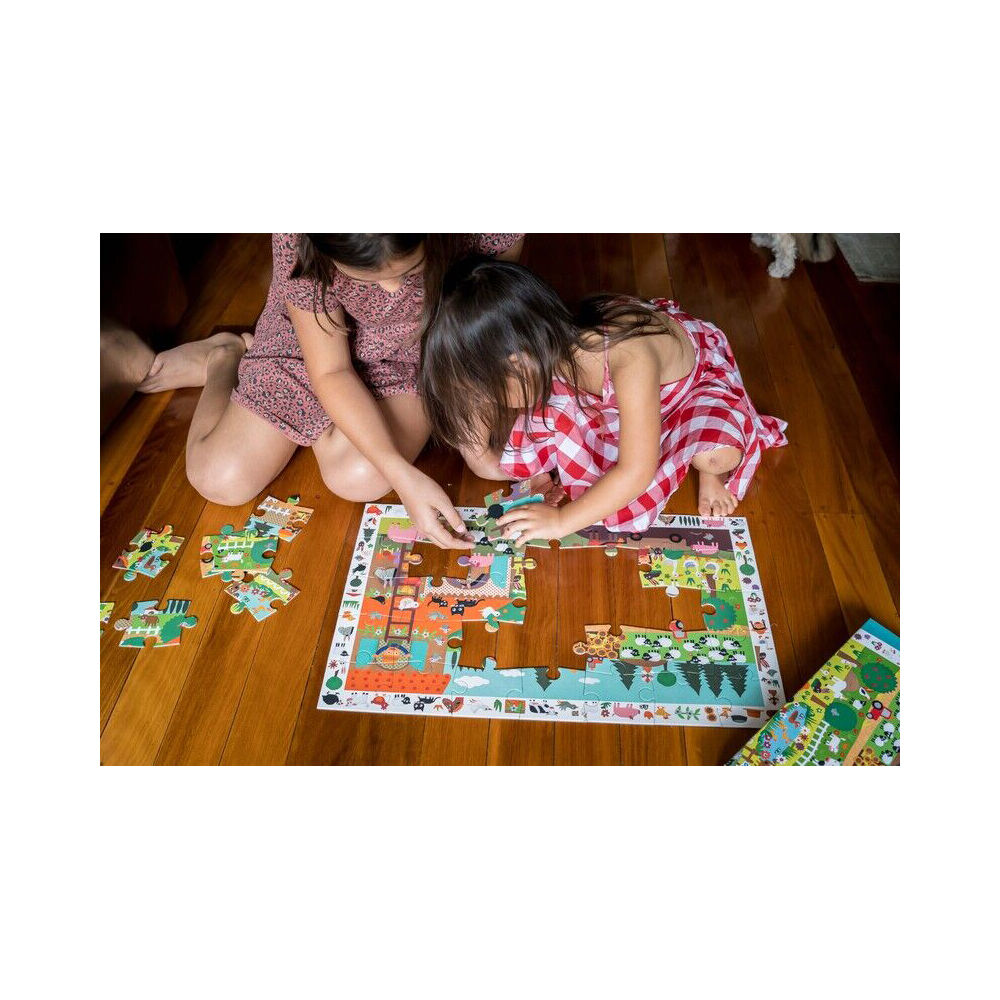 35pc Djeco The Farm Observation Puzzle Game 34x23cm 3y+