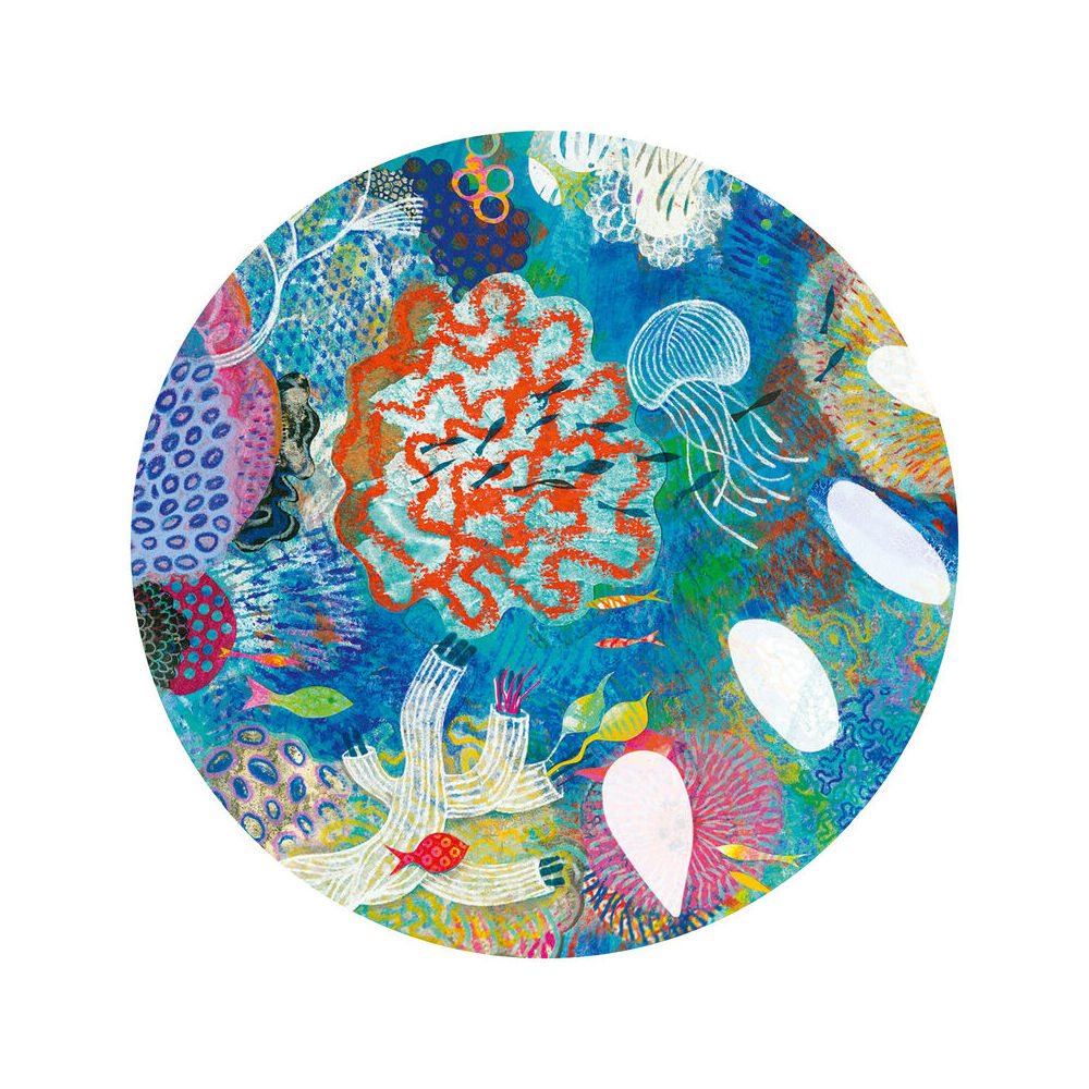 350pc Djeco Sea Horse Shaped Art Puzzle Game 23x34cm 7y+