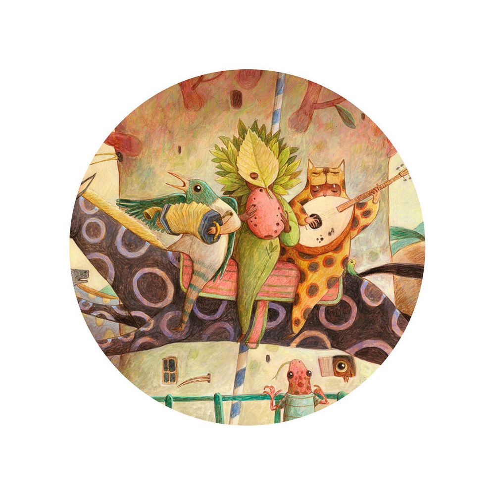 100pc Djeco Wonderful Ride Gallery Puzzle w/ Poster Game 97x33cm 5y+