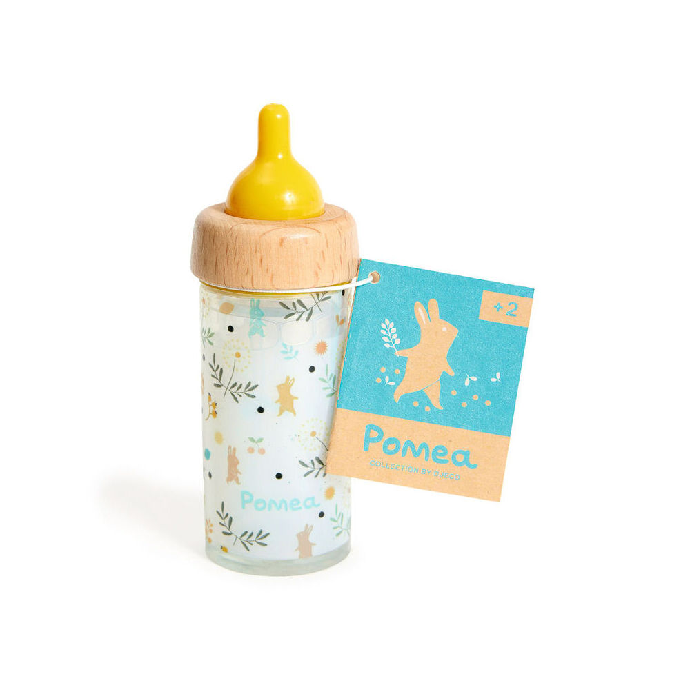 3PK Djeco Wooden Doll's Magic Feeding Bottle Kids Pretend Play 2y+