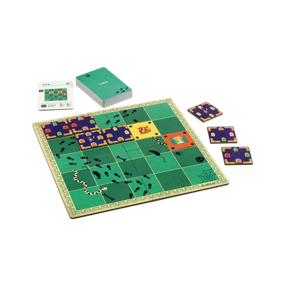 Djeco Dungeon Sologic Kids/Children Card/Board Puzzle Game 8y+