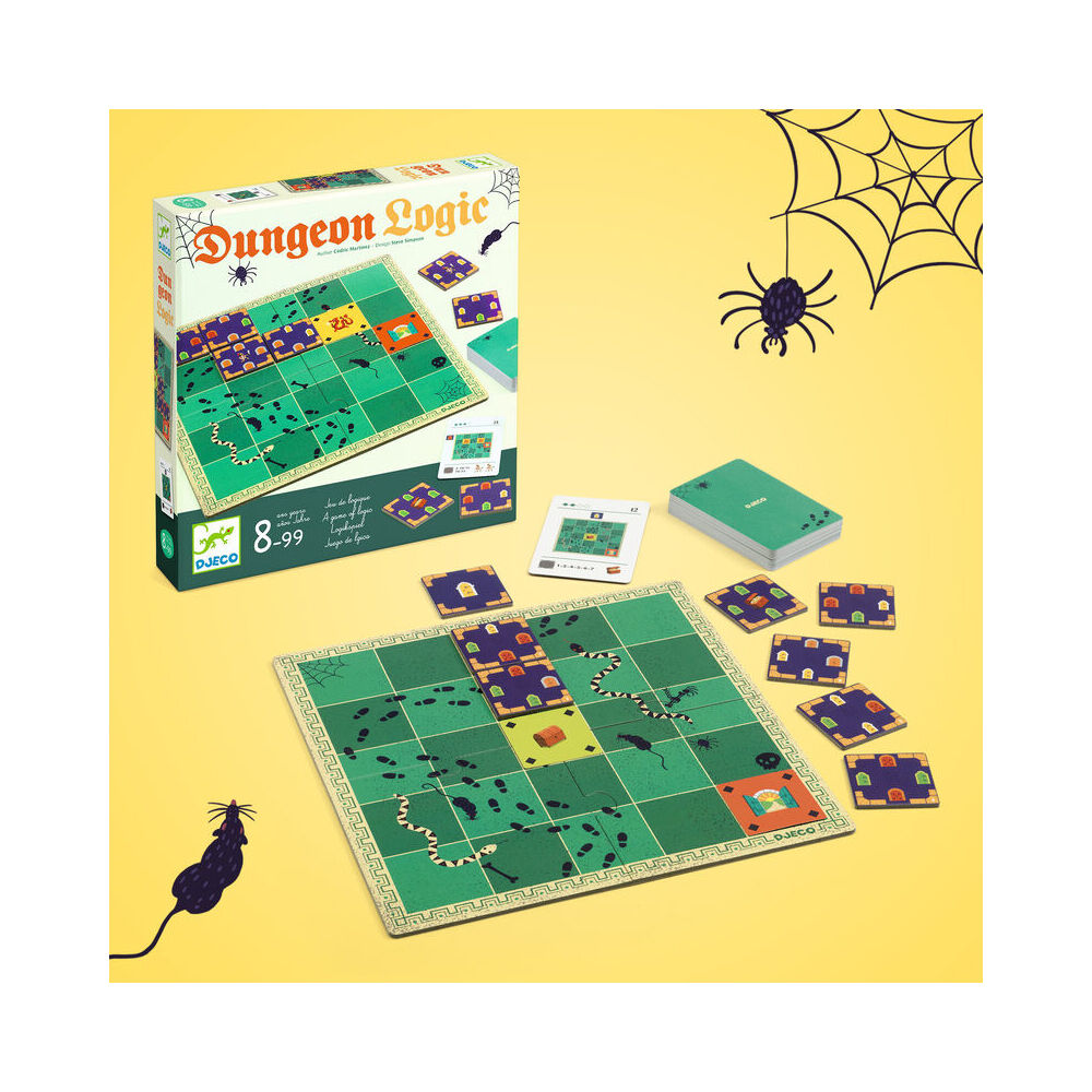 Djeco Dungeon Sologic Kids/Children Card/Board Puzzle Game 8y+