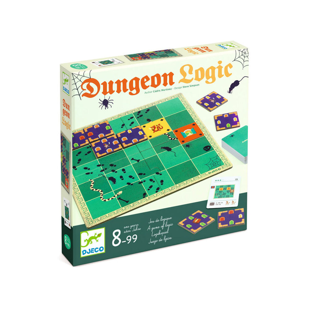 Djeco Dungeon Sologic Kids/Children Card/Board Puzzle Game 8y+