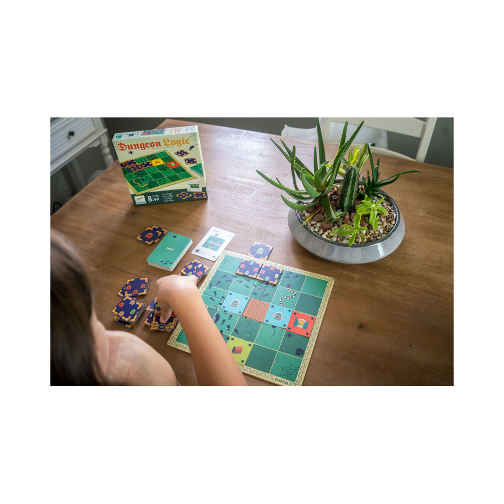 Djeco Dungeon Sologic Kids/Children Card/Board Puzzle Game 8y+