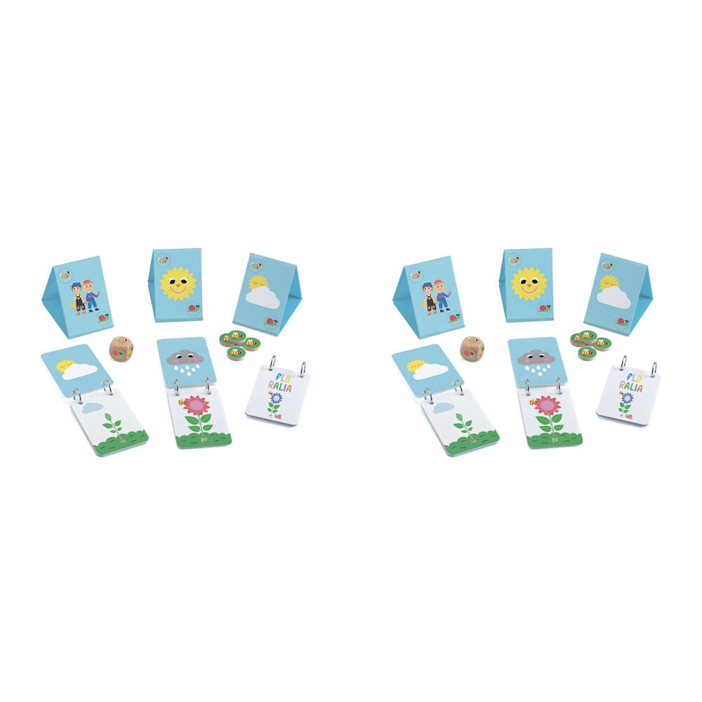2PK Djeco Floralia Weather Kids/Children Interactive Game 4y+