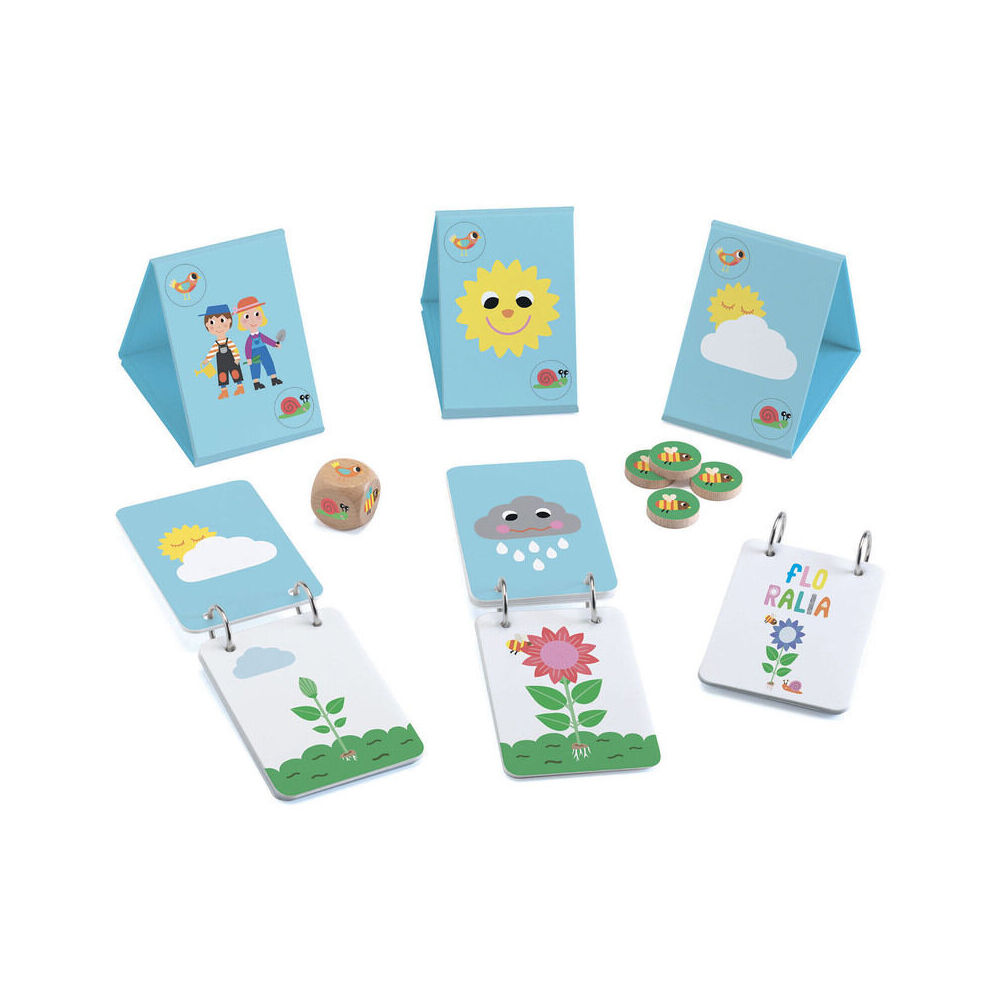 2PK Djeco Floralia Weather Kids/Children Interactive Game 4y+