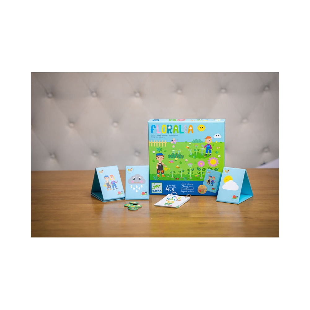 2PK Djeco Floralia Weather Kids/Children Interactive Game 4y+