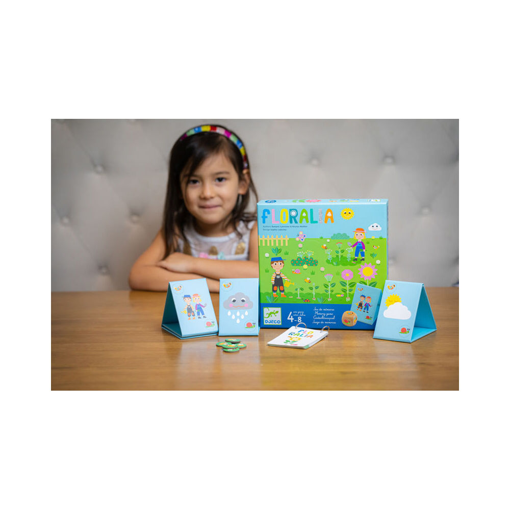2PK Djeco Floralia Weather Kids/Children Interactive Game 4y+
