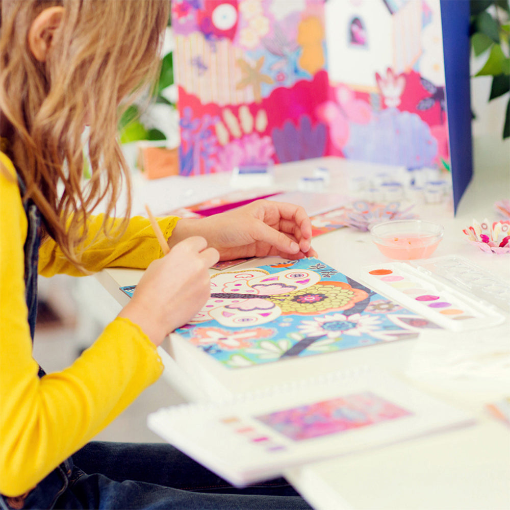 Djeco The Flower Garden Multi Kids/Children Craft Box Set 6y+