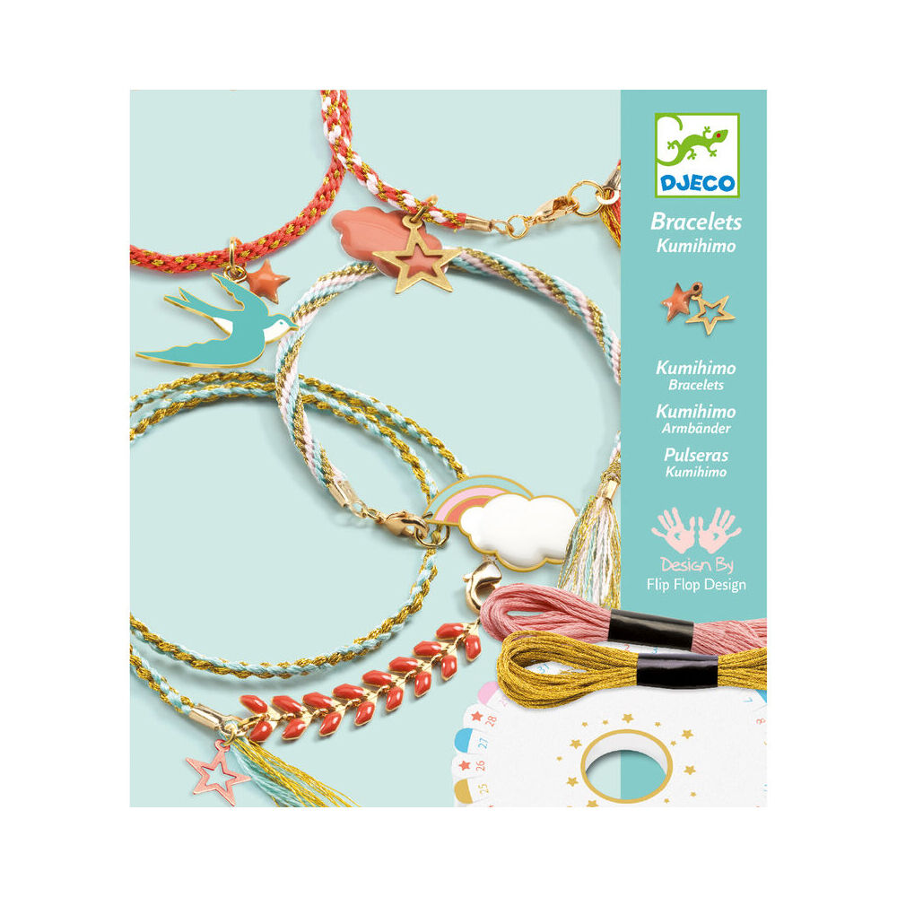 Djeco Celeste Bracelet Set Kids/Children DIY Craft Kit 6y+