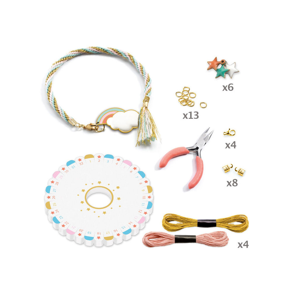 Djeco Celeste Bracelet Set Kids/Children DIY Craft Kit 6y+