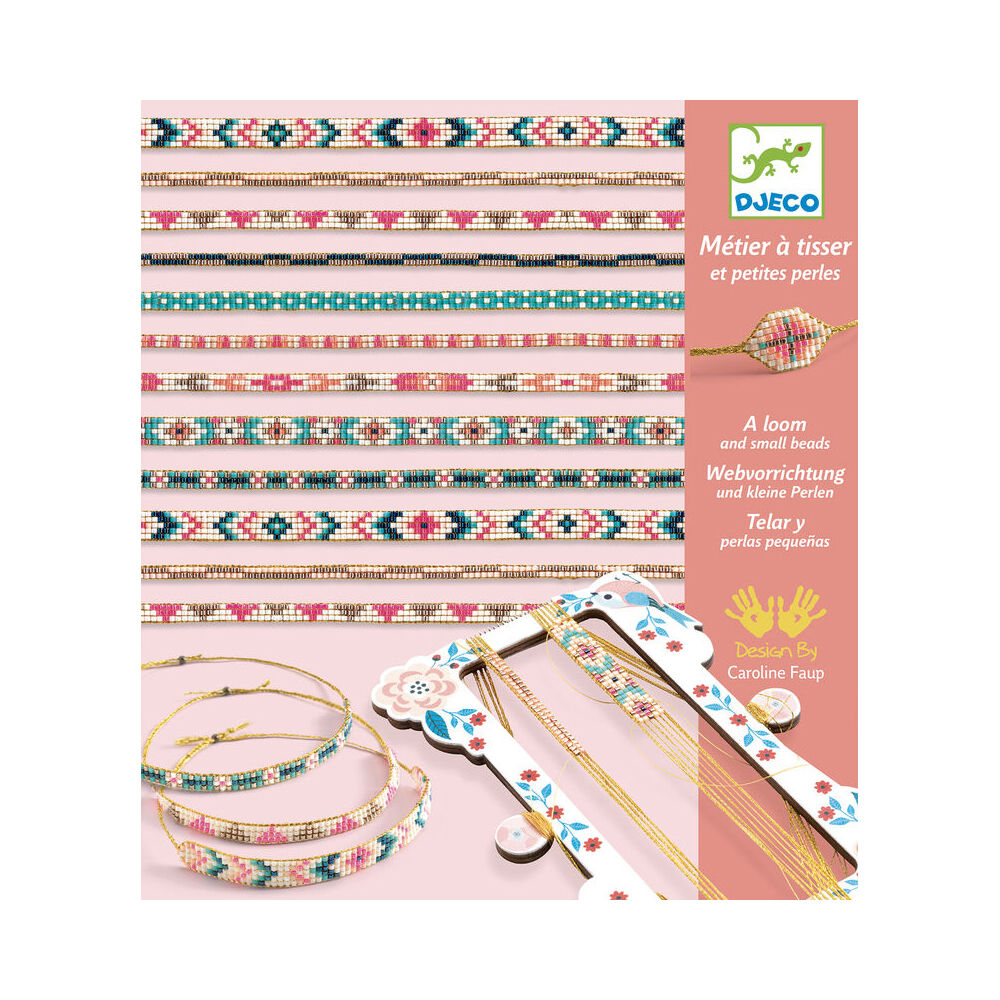 Djeco Plastic Tiny Beads Bracelet Set Kids/Children DIY Craft Kit 8y+