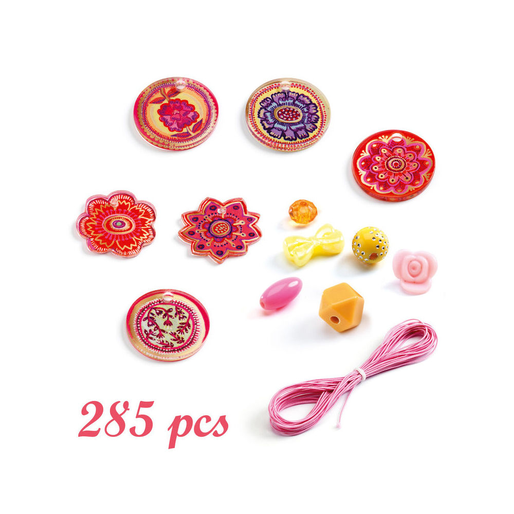 Djeco Flower Fancy Beads Kids/Children Craft Accessory Kit 6y+