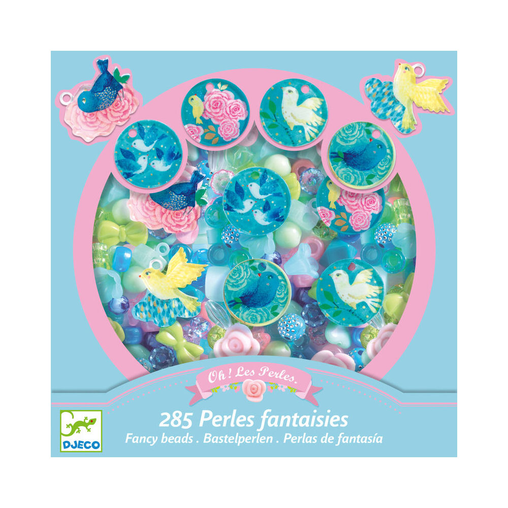 Djeco Bird Fancy Beads Kids/Children Craft Accessory Kit 6y+