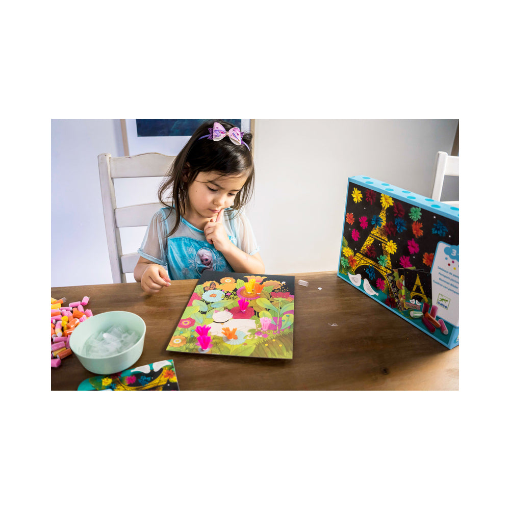 Djeco An Explosion of Pompoms Kids/Children Craft Kit 3y+