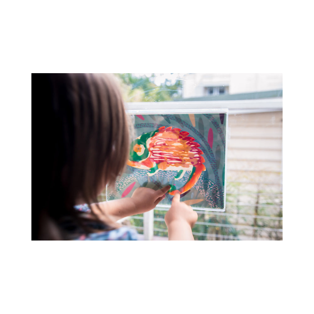 Djeco Squirt & Spread Painting Set Kids Creatvie Art Book 18m+
