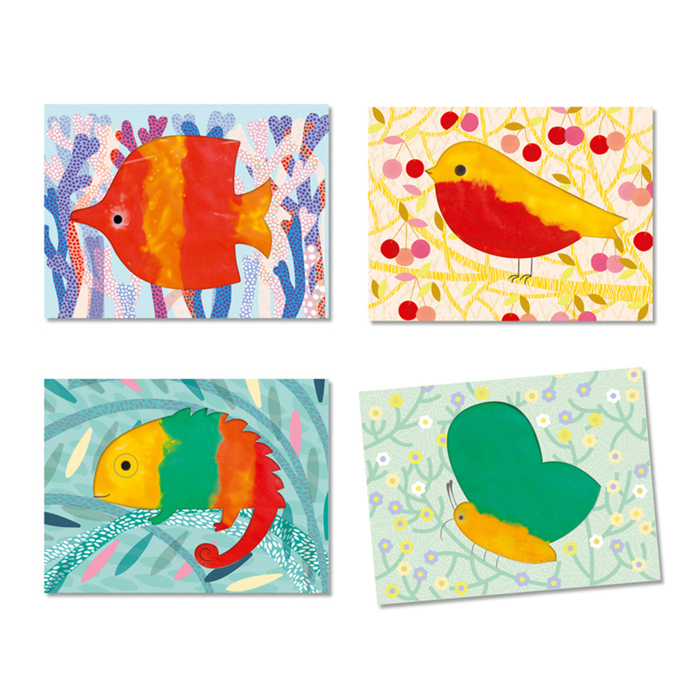 Djeco Squirt & Spread Painting Set Kids Creatvie Art Book 18m+