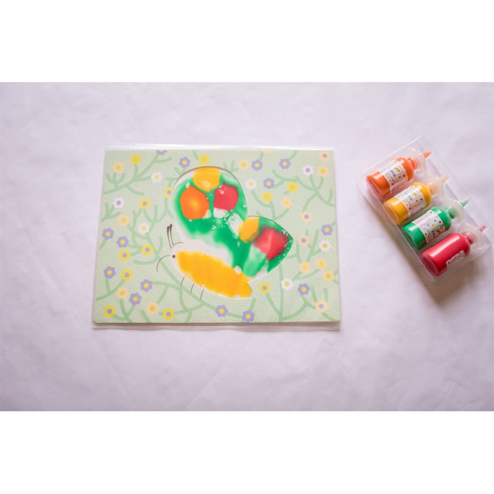 Djeco Squirt & Spread Painting Set Kids Creatvie Art Book 18m+