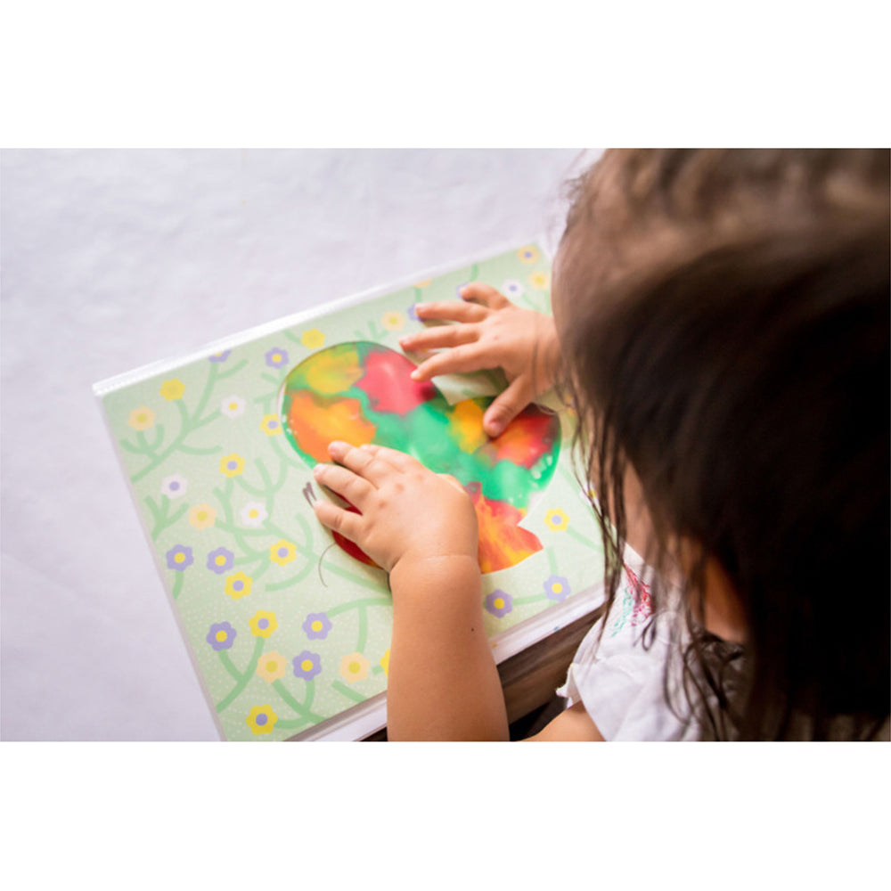Djeco Squirt & Spread Painting Set Kids Creatvie Art Book 18m+