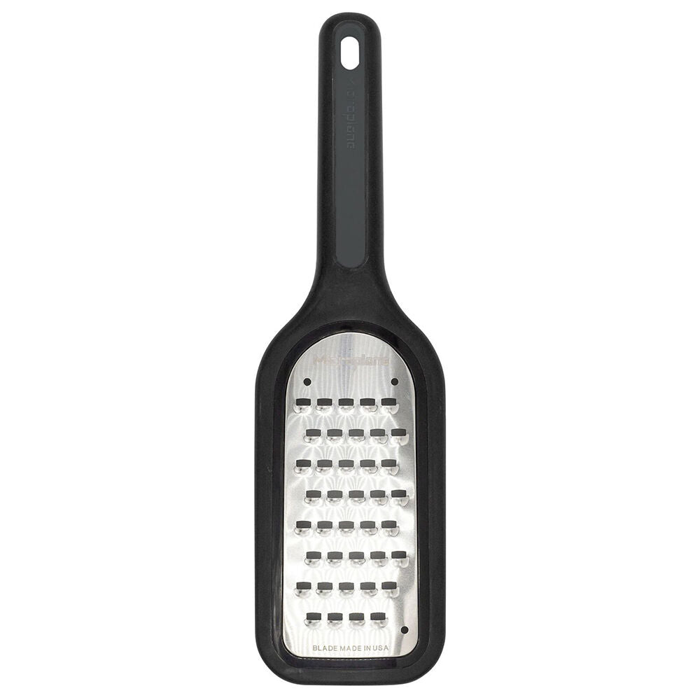 Microplane Select Series Extra Coarse Grater Stainless Steel 28.57x3.25cm Black