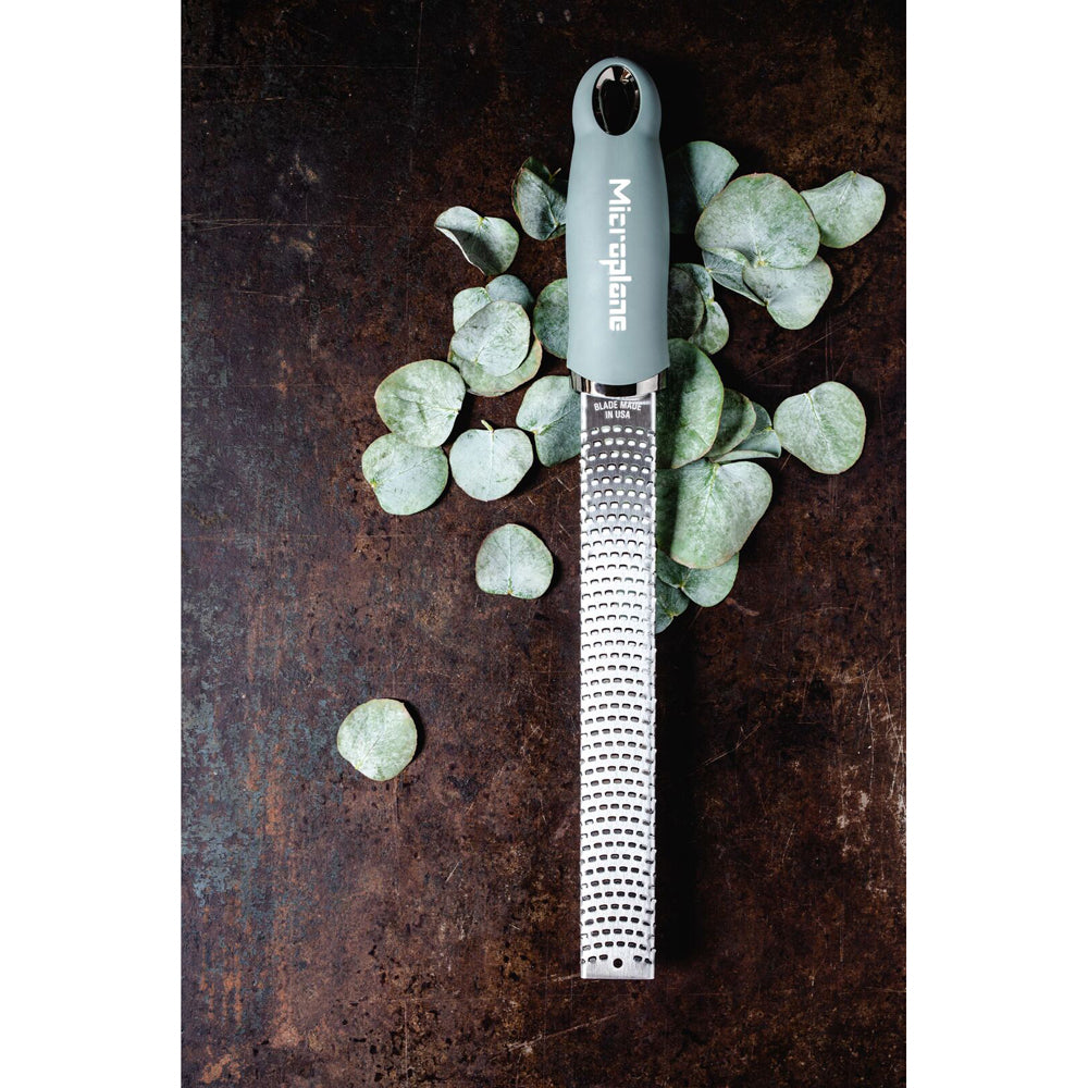 Microplane Premium Zester/Grater Stainless Steel Eucalyptus Green