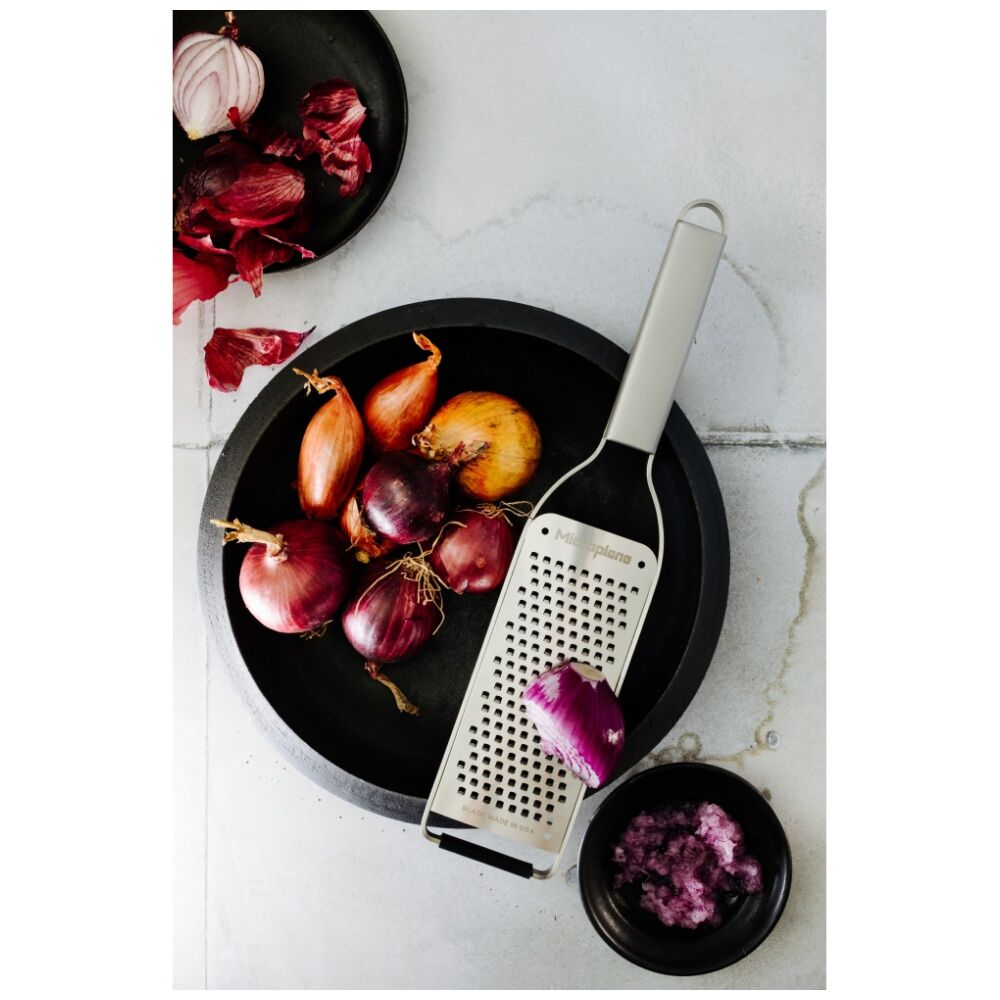 Microplane Professional Grade Course Handheld Grater Stainless Steel Silver