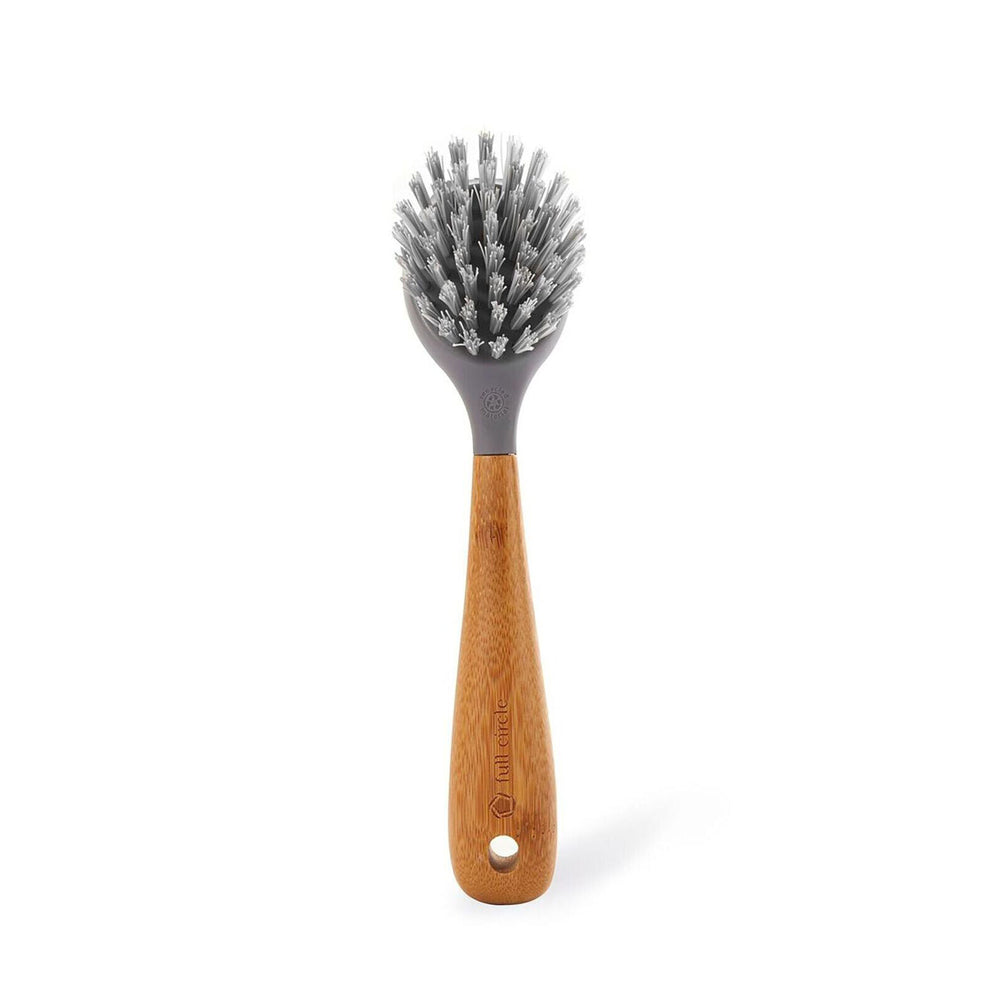2PK Full Circle Tenacious C Cast Iron Cleaning Brush - Grey