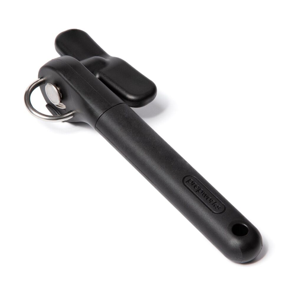 Progressive Safety Can Opener Smooth Cut Dishwasher Safe Kitchen Tool Black