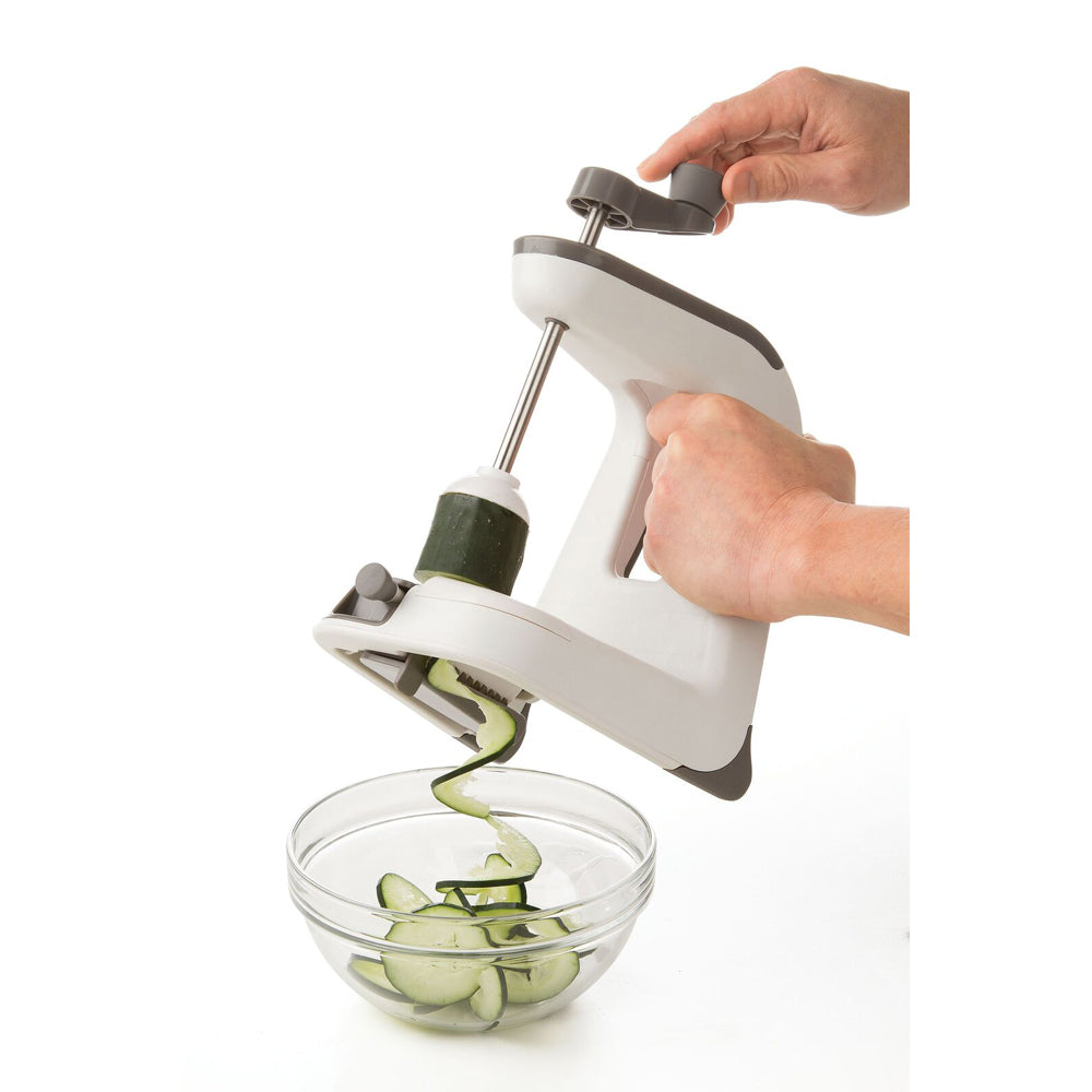 Progressive PL8 Professional Fruit/Vegetable Spiralizer Shredder - White