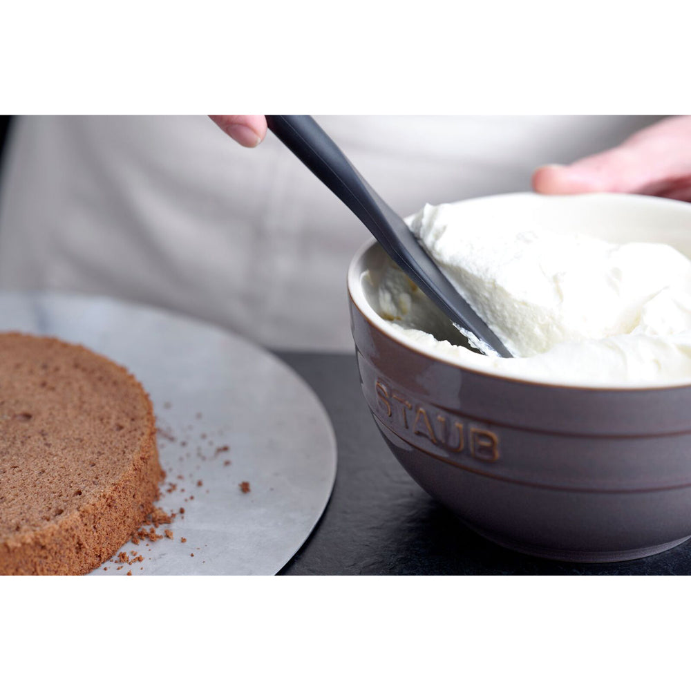 Staub 31cm Silicone Pastry Scraper w/ Wood Handle - Brown