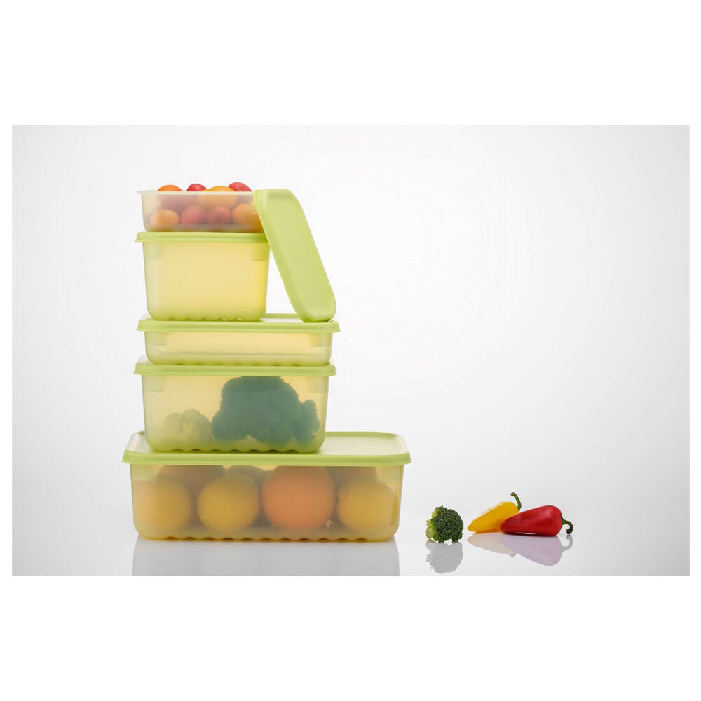 2pc LocknLock Fresh Block 3.2L Food Storage Container Set 29.2x20.6cm Green