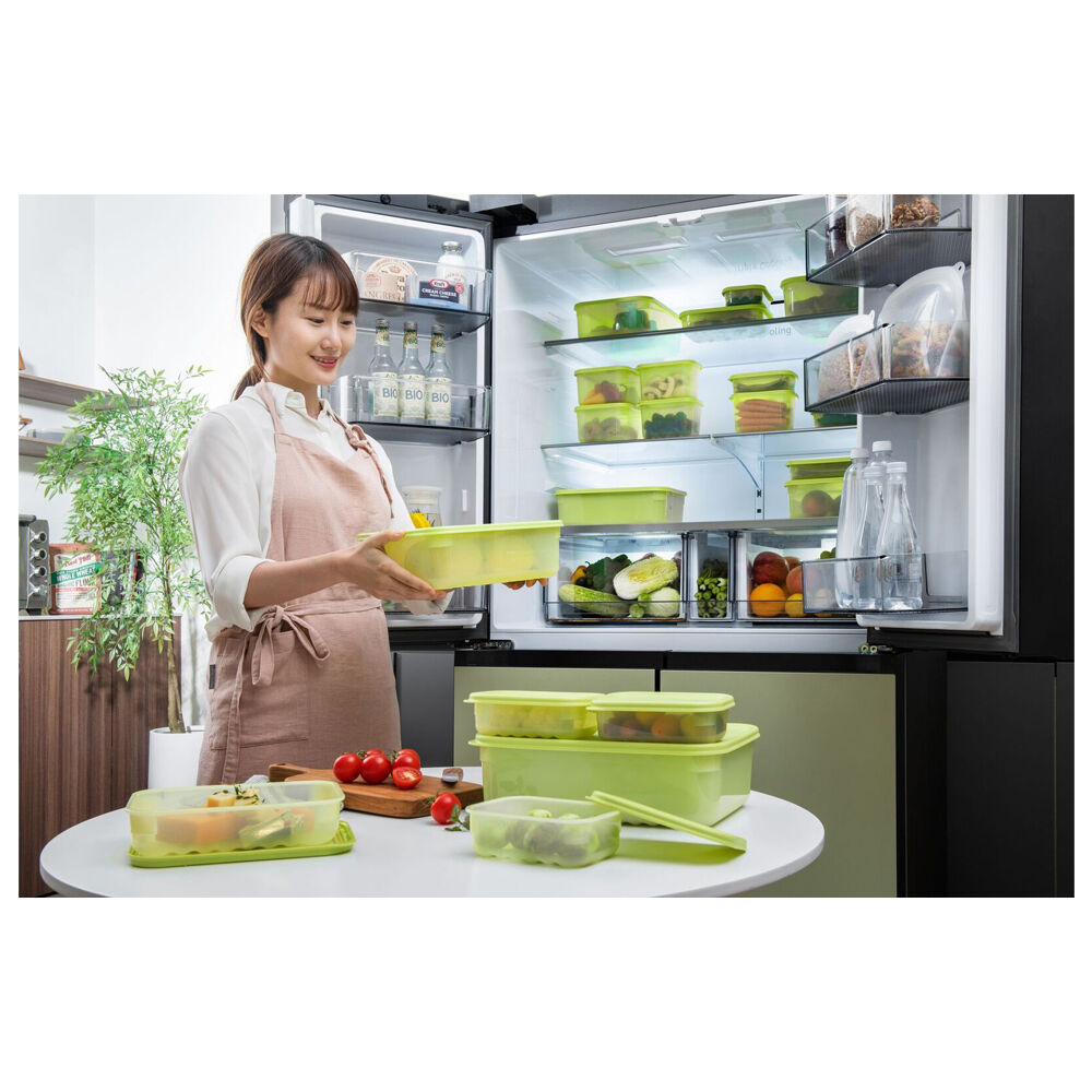 2pc LocknLock Fresh Block 3.2L Food Storage Container Set 29.2x20.6cm Green