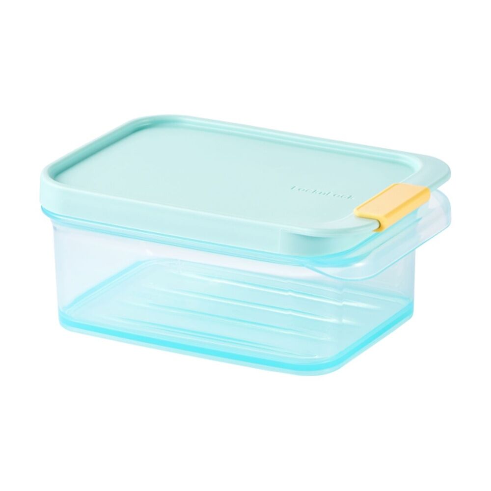 8PK LocknLock Freezer Fit Food Storage Container Microwave Safe 450ml Blue Lid