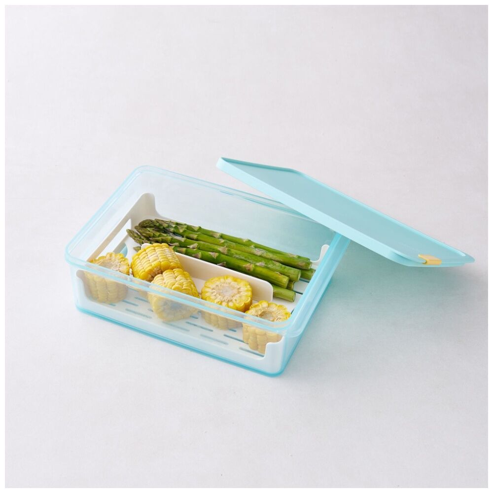 2PK LocknLock Freezer Fit Food Storage Container Microwave Safe w/Drainer 3.5L