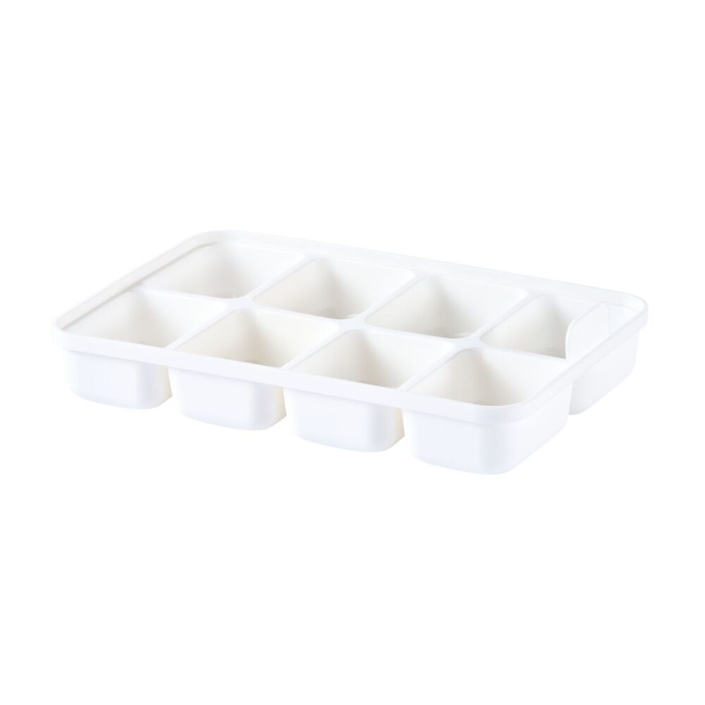LocknLock Freezer Fit Food Container Microwave Safe w/45ml Divider 1.65L Blue