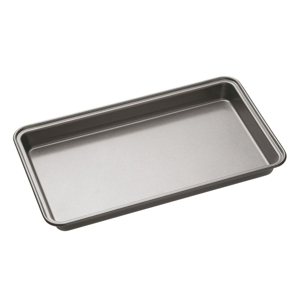 2x Mastercraft 34x20cm Heavy Base Non-Stick Brownie Pan - Black