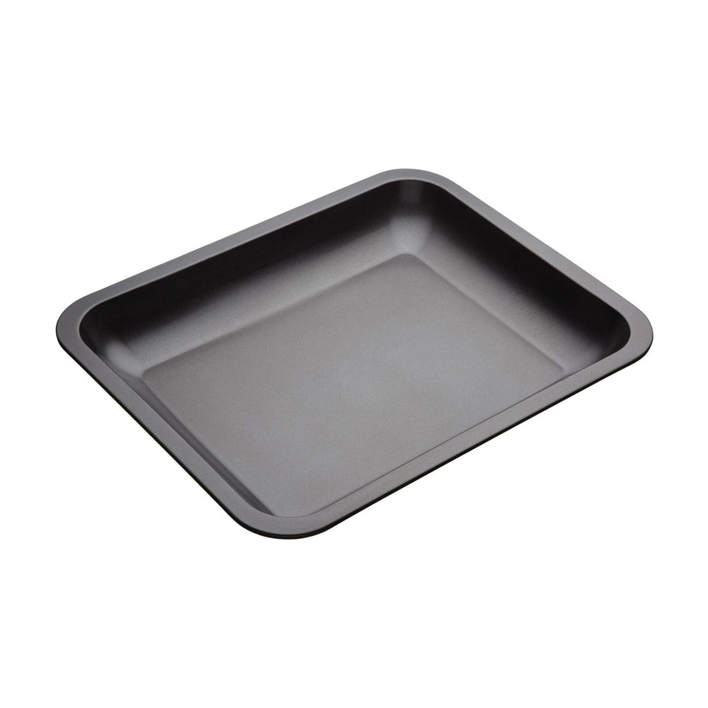 2x Mastercraft Heavy Base 33x25.5cm Medium Roasting Pan - Grey