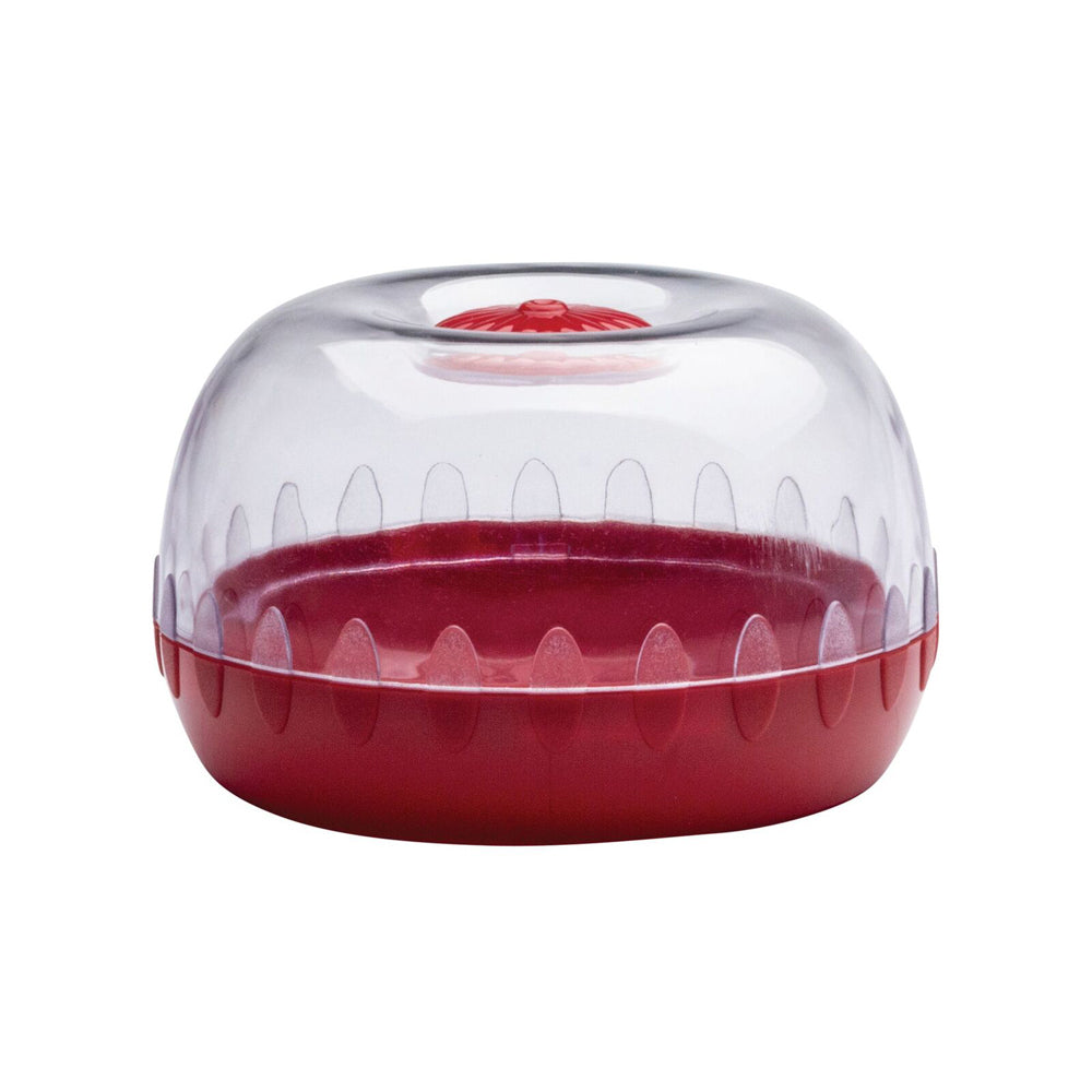 3PK Cuisena 11cm Plastic Fresh Fruit/Veggie Keeper Pod - Red