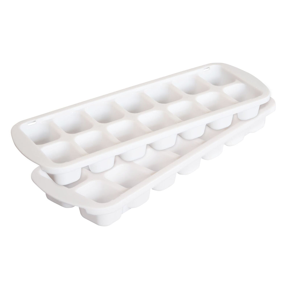 3x 2pc Cuisena 14 Ice Cube Tray Maker Mould Set - White