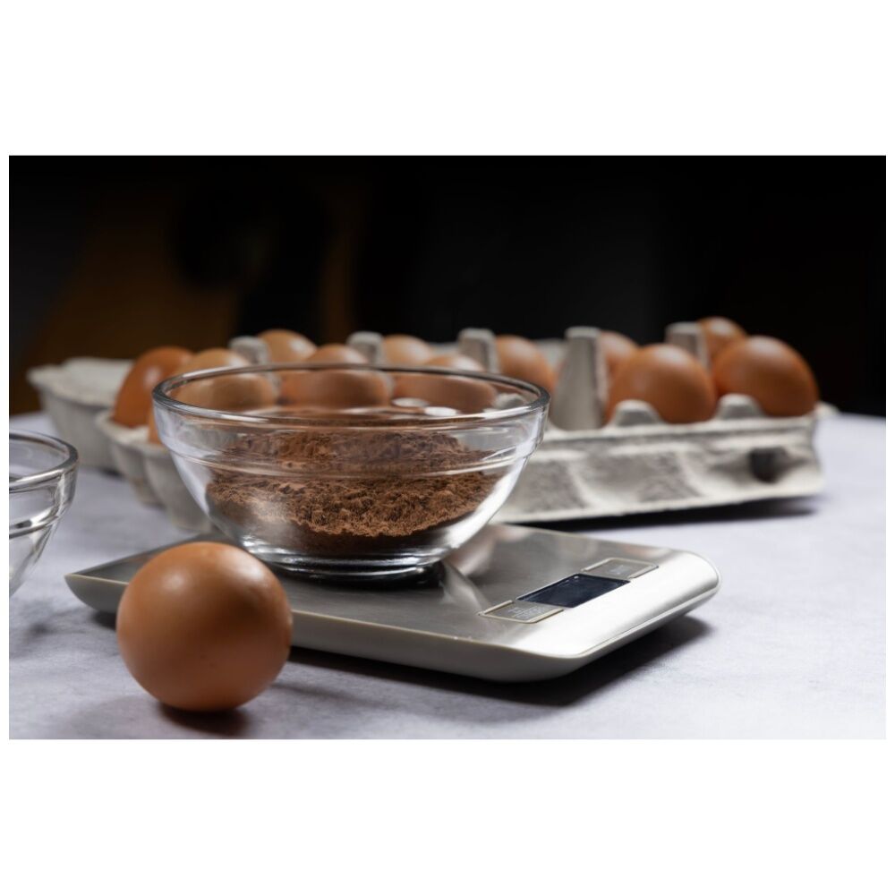 Cuisena Slime Line Digital Kitchen Food Scale Stainless Steel 5kg Capacity
