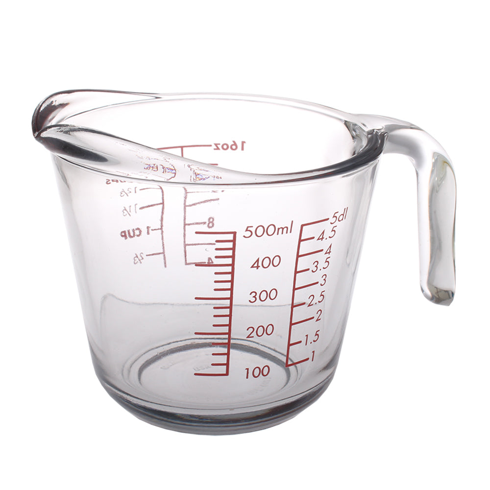 2PK Kitchen Classics Glass Measure Jug 2 Cup/500ml Kitchen Cookware