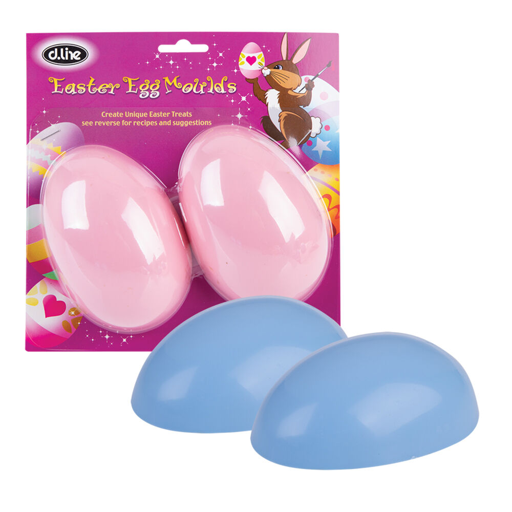 12pc D.Line Easter Egg Moulds Large Set Assorted