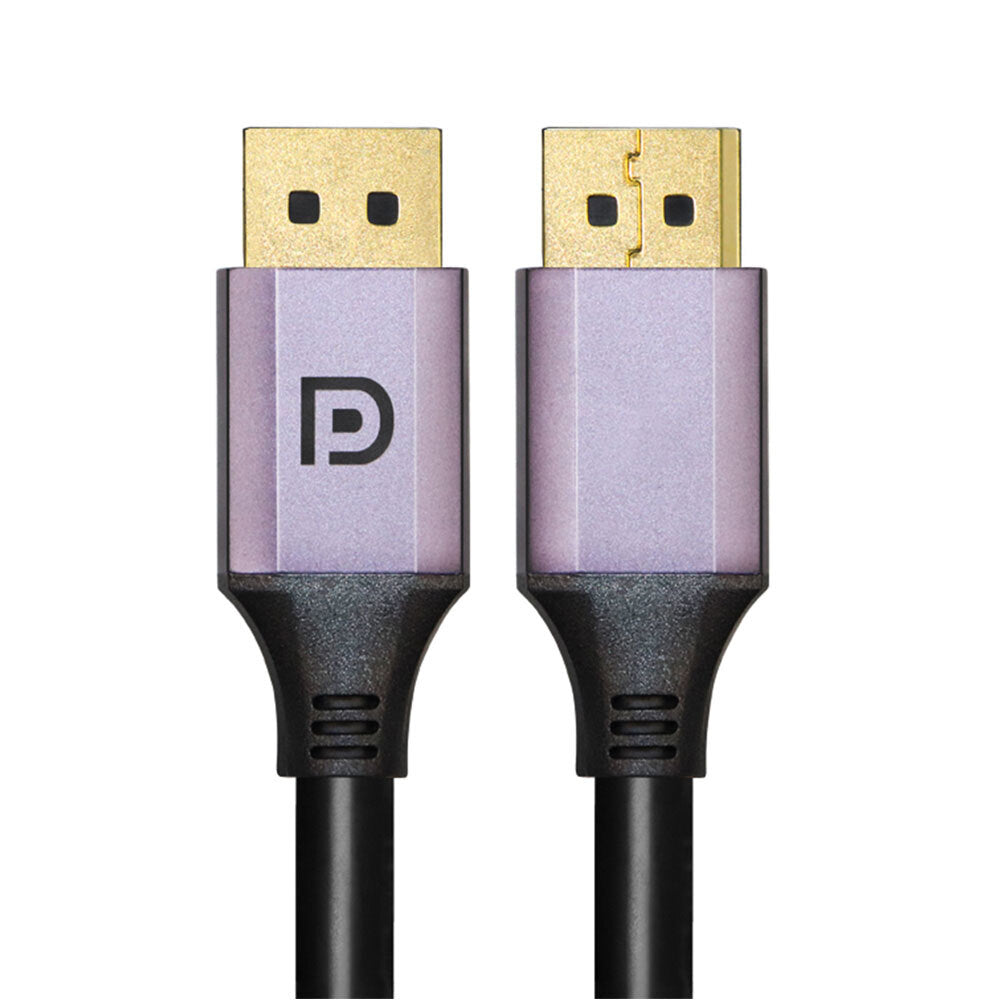 2PK Cruxtec 5m DP 1.4 8K Displayport Male to Male Cable - Black