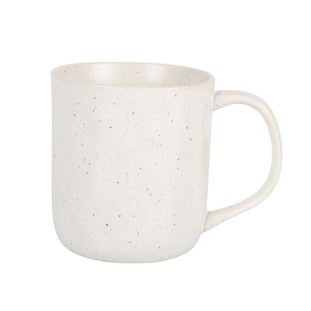 4pc NF Living Mirth Mug 350ml Capacity Ceramic Mugs Stoneware Dinnerware White