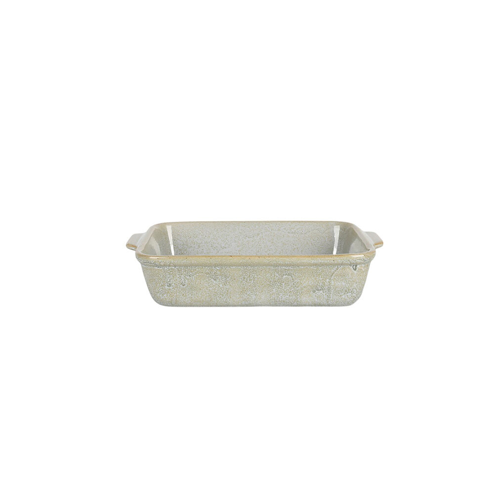 NF Living Rectangular Bake Dish 24x15x5 Durable Ceramic Baking Bakeware Green