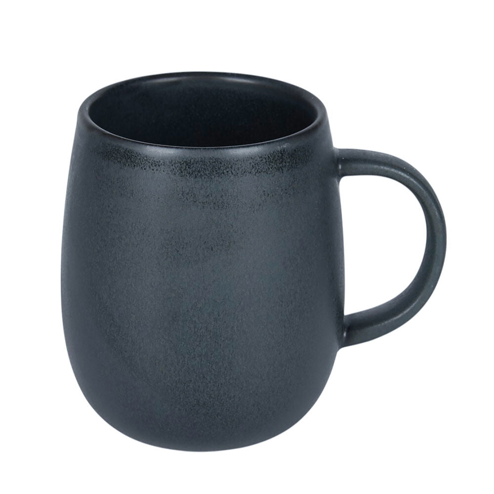 4pc NF Living Snug Mug 350ml Capacity Ceramic Mugs Stoneware Dinnerware Charcoal
