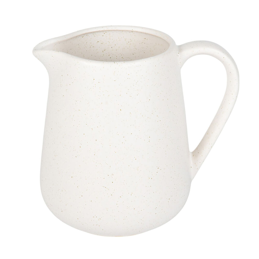 NF Living Pitcha 1500ml Jug Stoneware Elegant Dinnerware & Serveware White