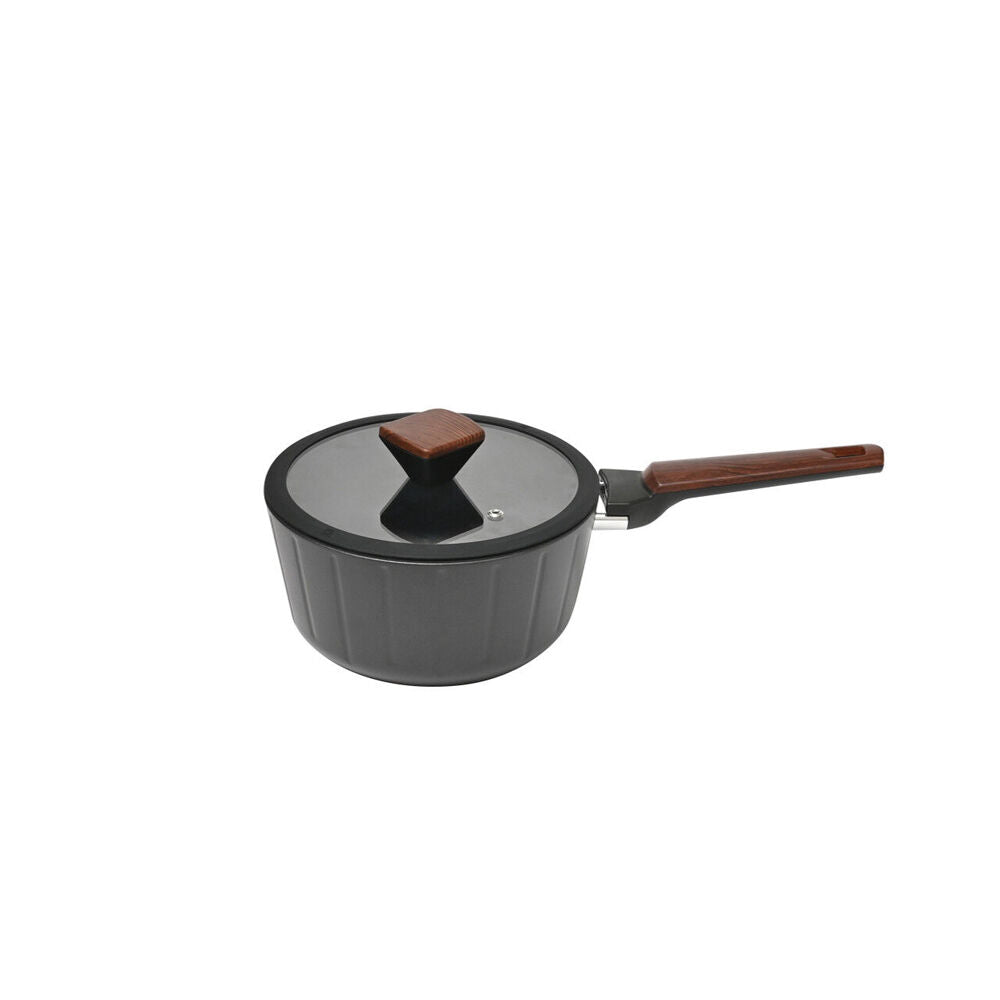 Classica Elegance 20cm Saucepan Non-Stick Pot Black