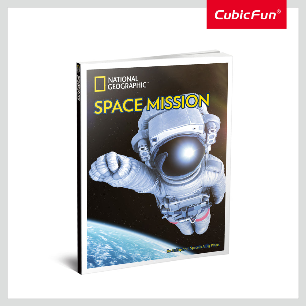 65pc CubicFun Space Mission 3D Puzzle Kids Toy 5y+