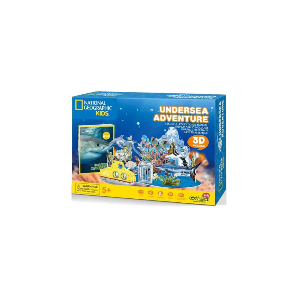 National Geographic Undersea Adventure Kids/Childrens 3D Puzzle 8y+